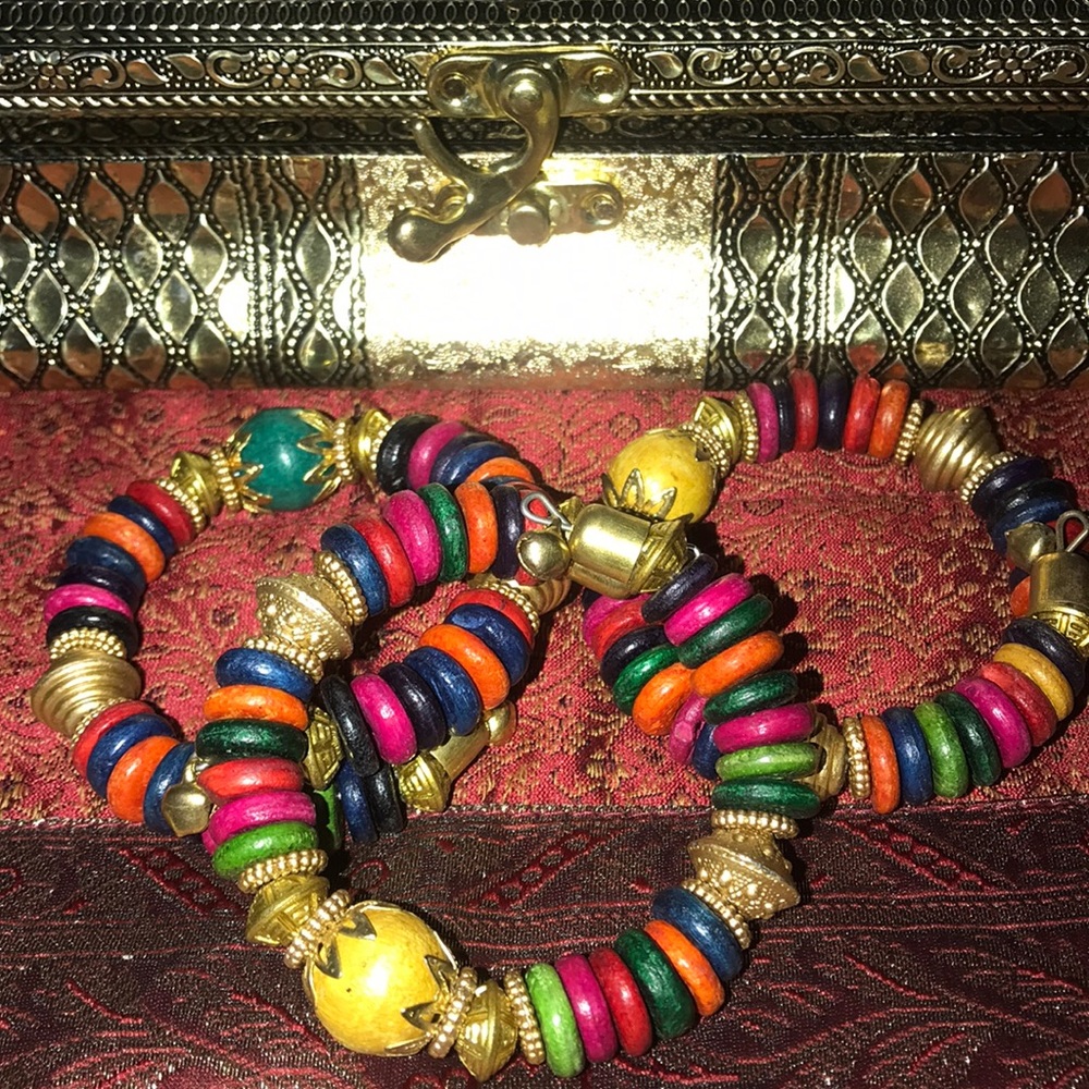 NEW* Colorful boho bangles